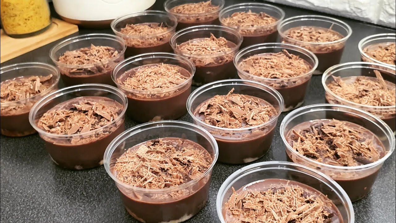 حلى الطيبين بالكاكاو 😋للعزايم والمناسبات روعه وطعم يحبه الجميع || Chocolate cups