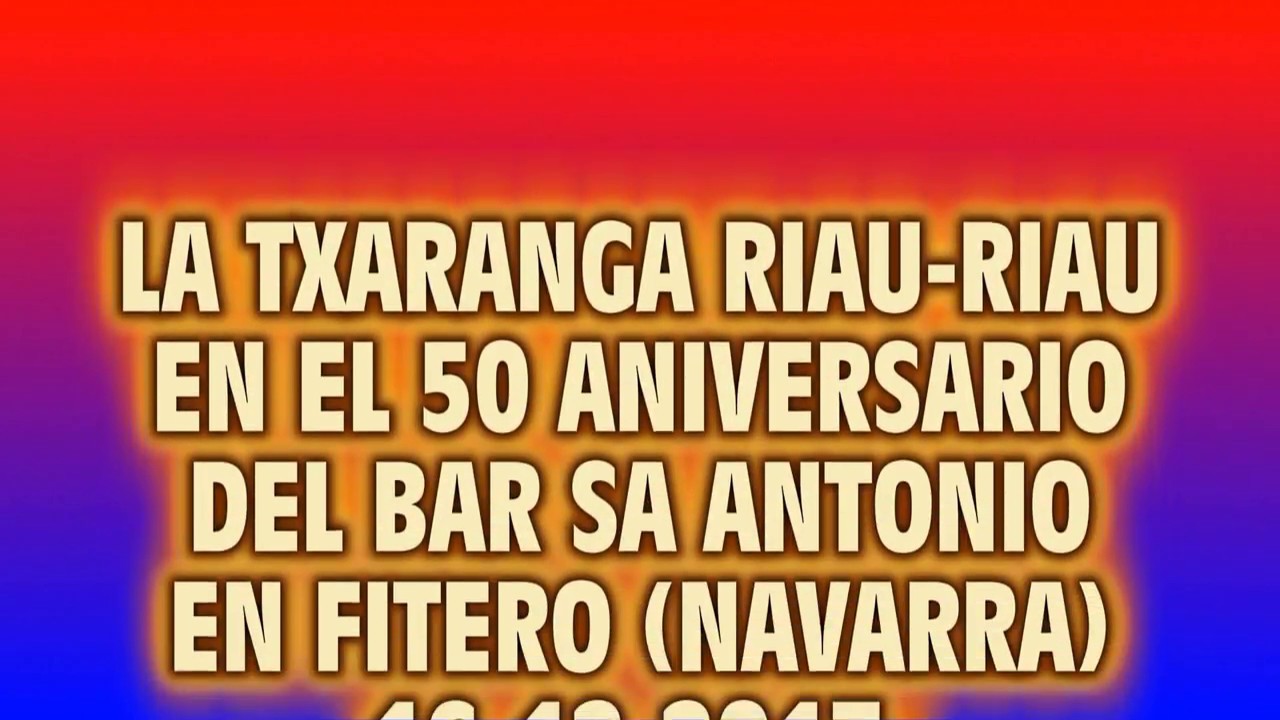 TXARANGA RIAU RIAU EN EL BAR SAN ANTONIO EN FITERO (NAVARRA) 16 -12- 2017.