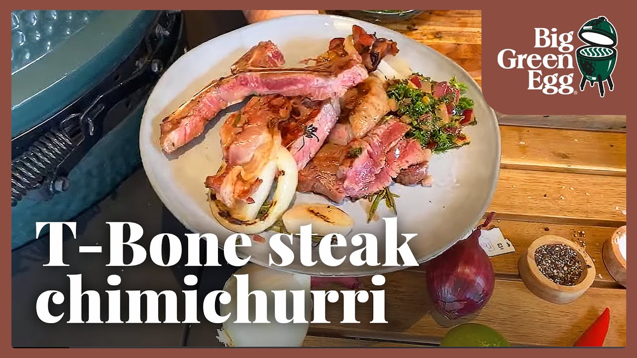 Big Green Egg Live Stream nr 12 | T-Bone Steak met chimichurri