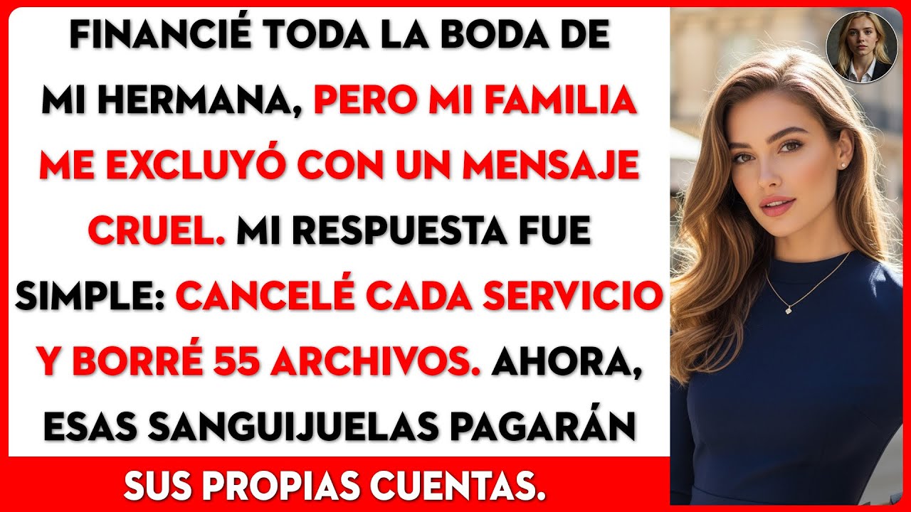 Financié toda la boda, pero mi familia me prohibió ir: Isabella no me quiere allí.
