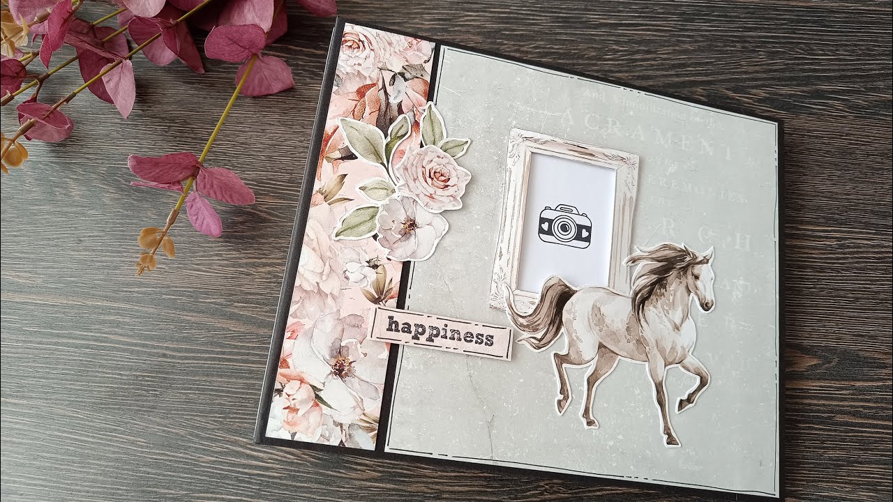NO MAGNET | Easy, cute, interactive Scrapbook mini Album | Florabella by Mintay