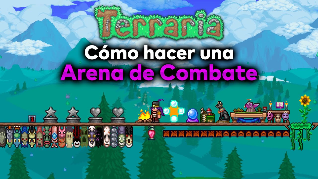 Cómo hacer una arena de combate en Terraria | Maggieozs