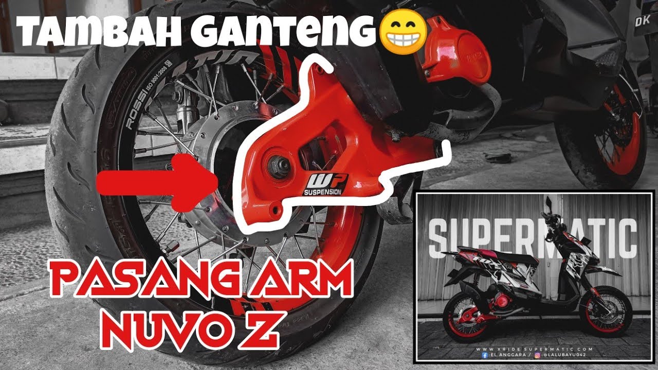 Tutorial Pasang Arm Nuvo Di xride || Modifikasi X ride