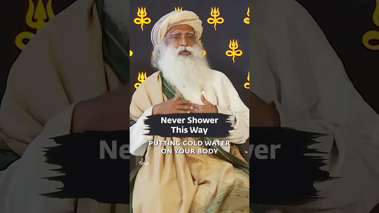 Never Shower This Way | Sadhguru