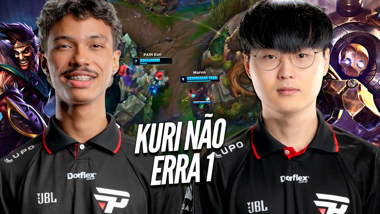 MARVIN VAI SUBSTITUIR BEM O TITAN? DUO KURI de DRAVEN e BLITZ - TREINANDO PARA O CBLOL 2026