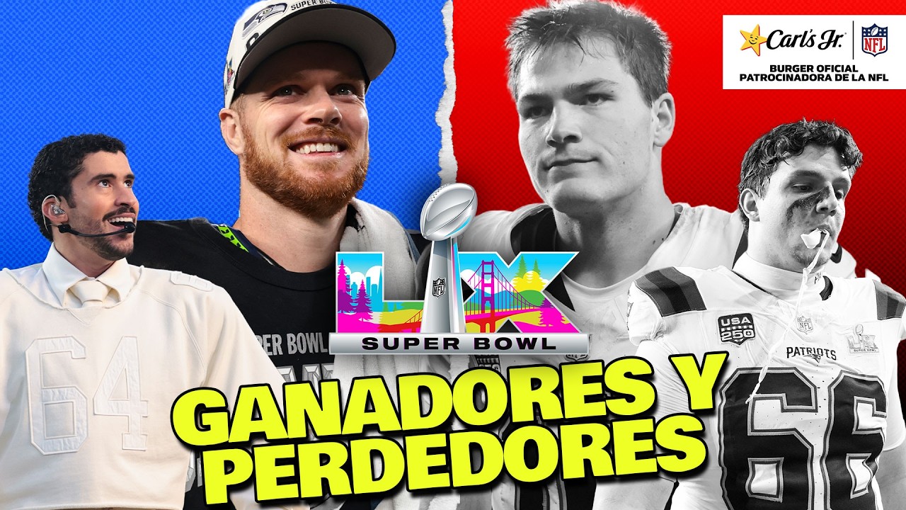 Kenneth Walker, BAD BUNNY y más ganadores y perdedores del Super Bowl 60