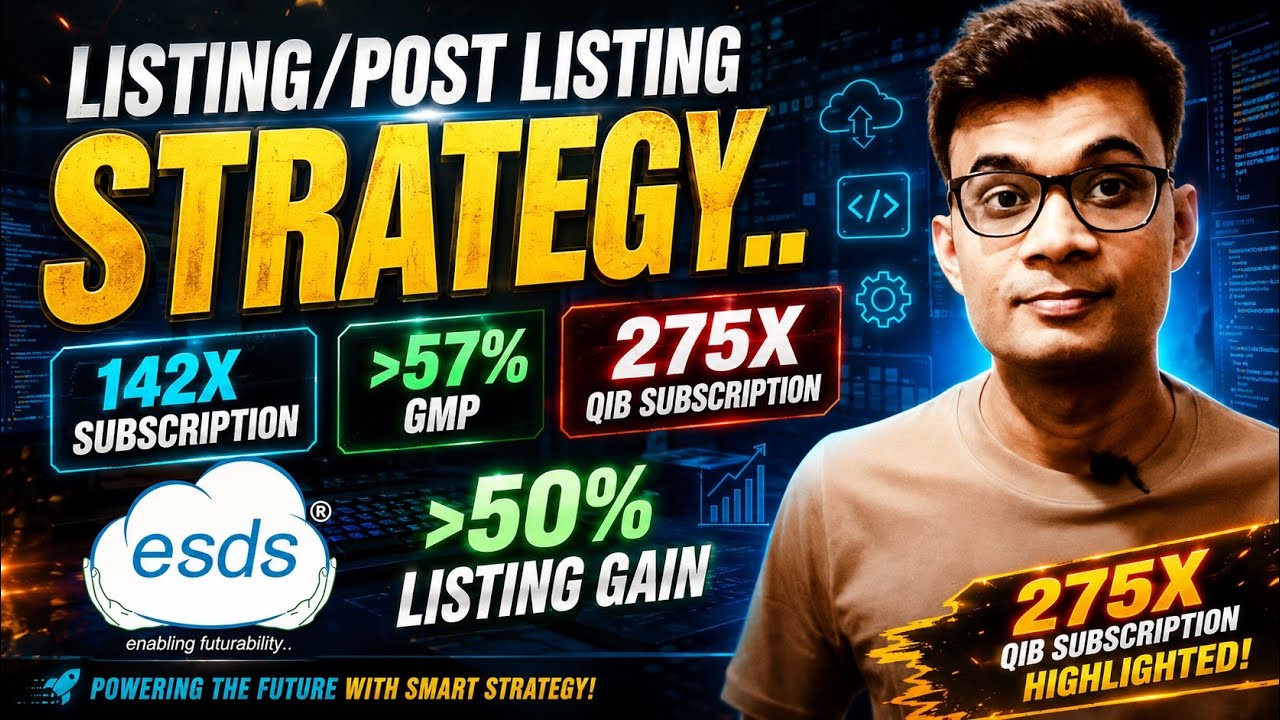 ESDS Software Solution IPO Listing Day Strategy