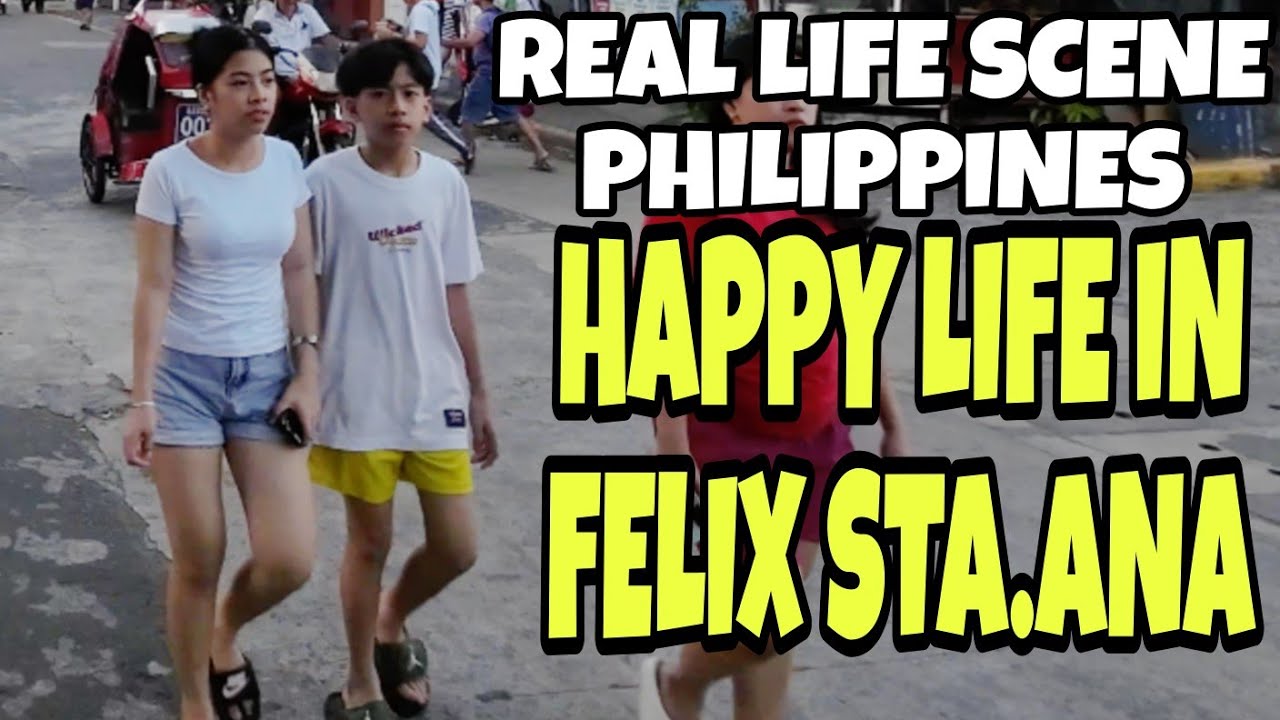 HAPPY LIFE IN FELIX STA.ANA TO KAHILUM 2 PANDACAN MANILA WALKING TOUR IN PHILIPPINES 4K