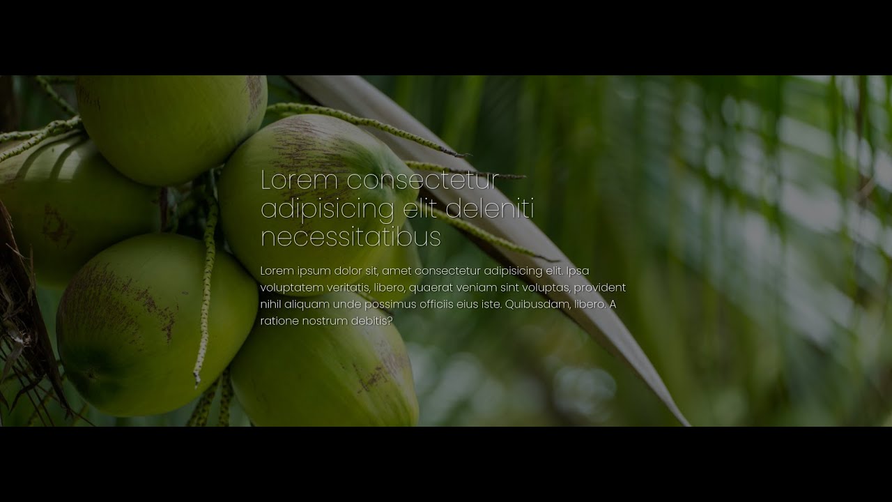How to place texts over an image (including overlay background color)