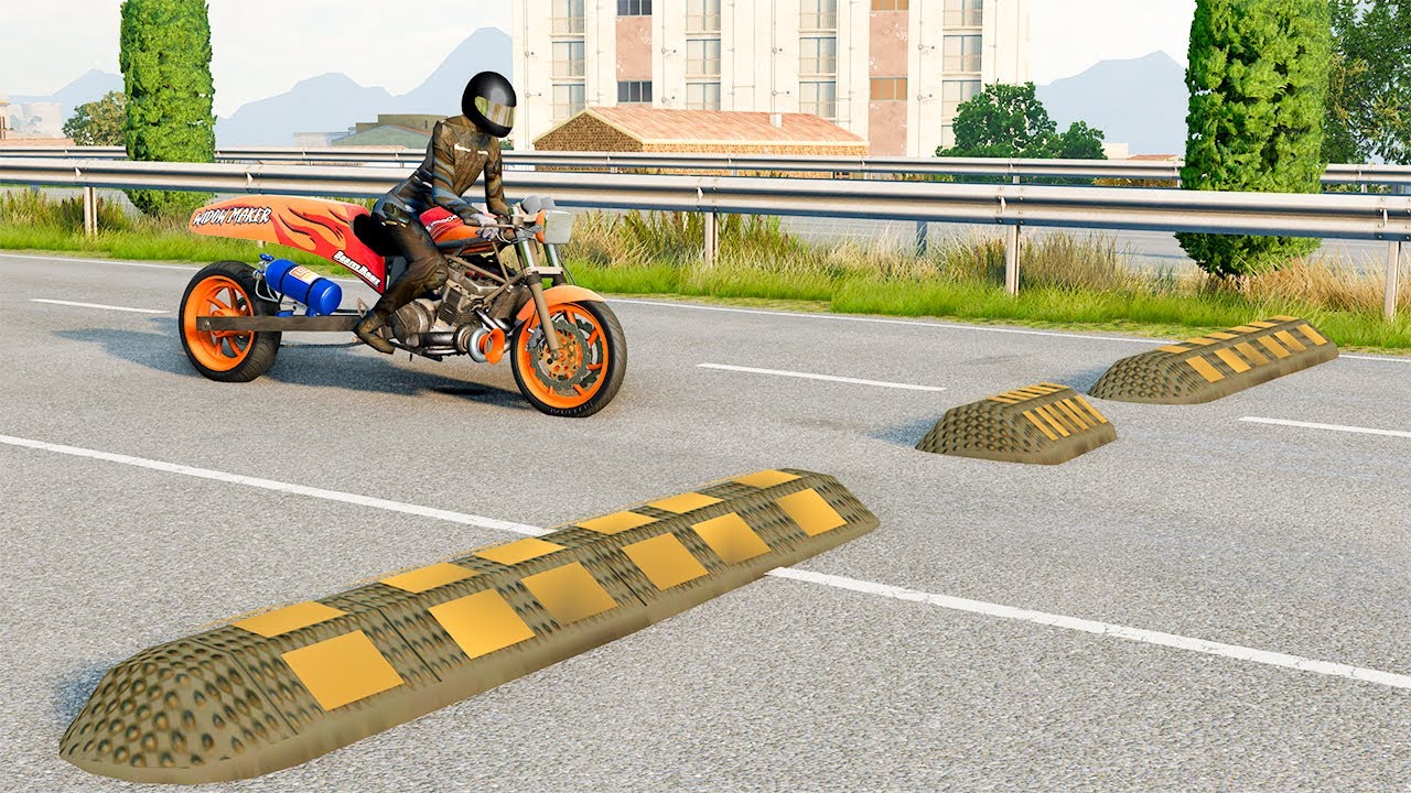 Unfinished Speed Bump #2 - BeamNG DRIVE | SmashChan