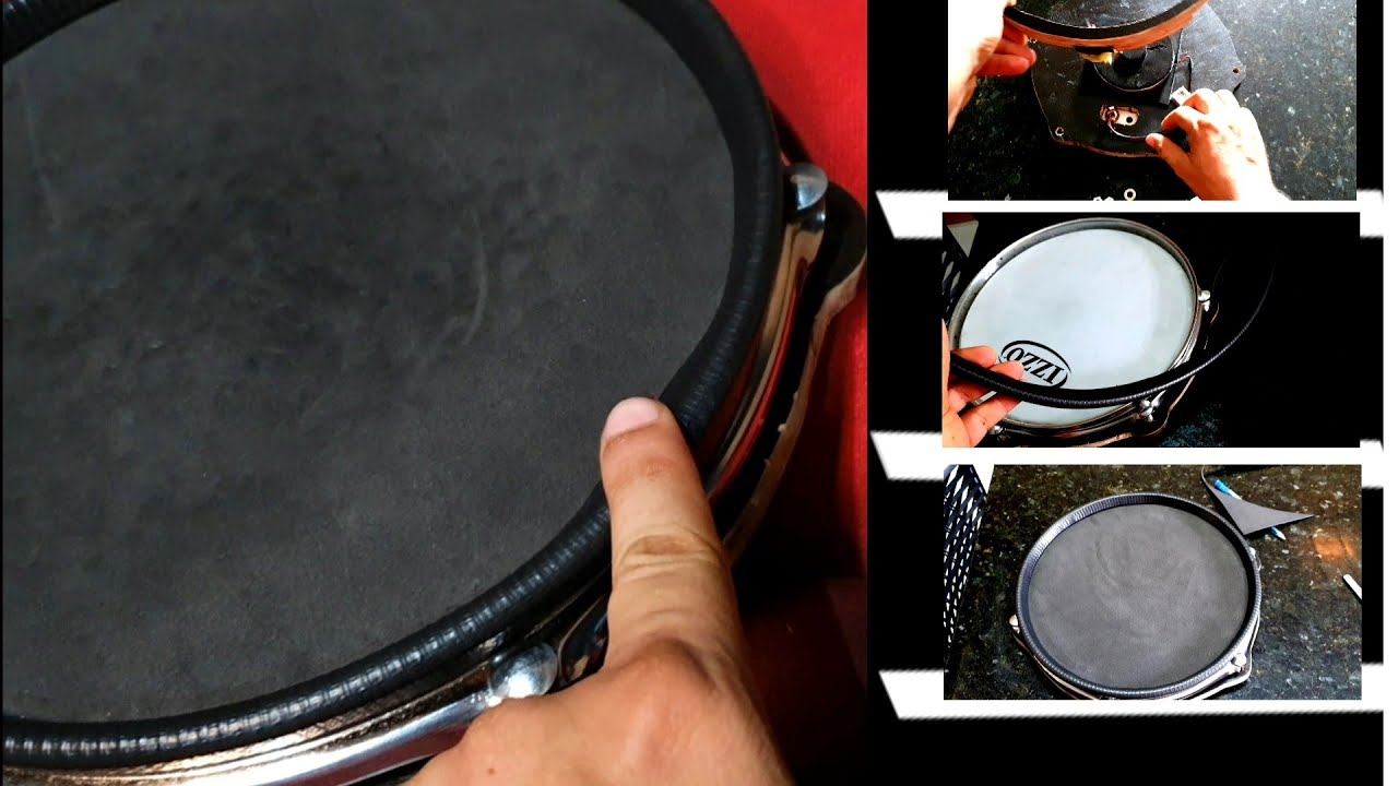 como fazer um pad de bateria eletrônica DUAL ZONE