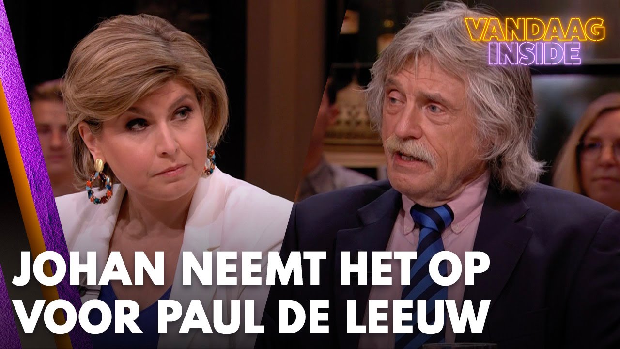 Johan neemt het op voor Paul de Leeuw: 'Verdient enig krediet' | VANDAAG INSIDE