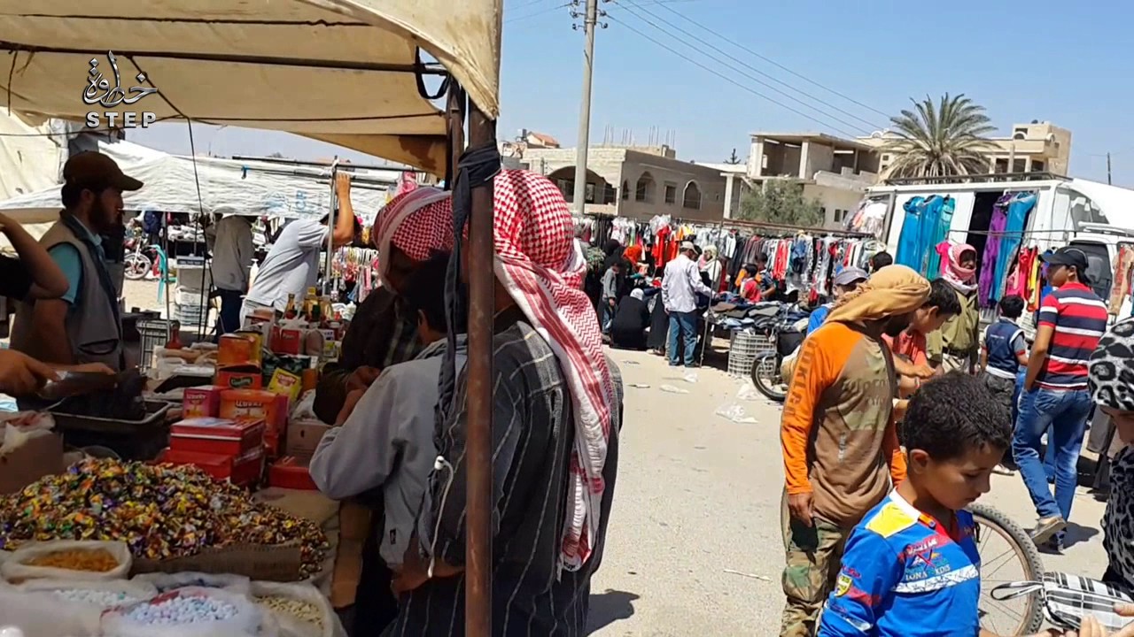 خطوة || جانب من أسواق درعا والاستعدادات لعيد الفطر