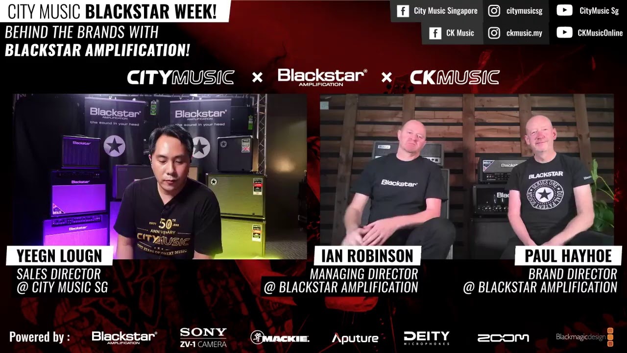 Behind The Brands: Blackstar Amplification with Ian Robinson and Paul Hayhoe