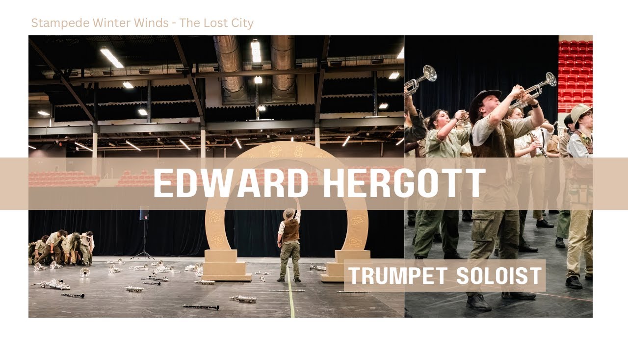 Calgary Stampede Showband Winter Winds | Trumpet Soloist Headcam | Edward Hergott |