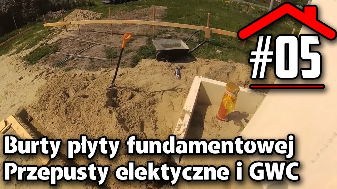 #05 Burty płyty fundamentowej, przepusty elektryczne oraz GWC - Budowa domu na PF samemu