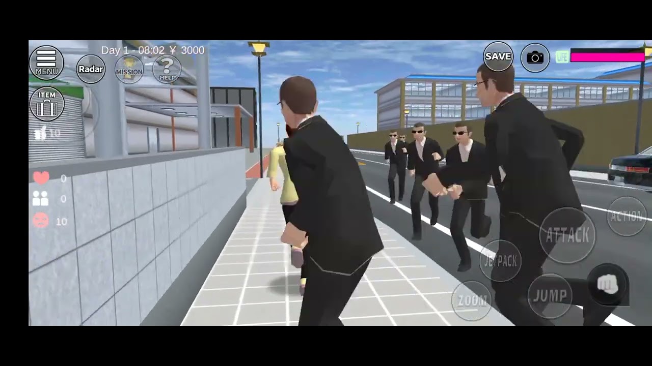 Sakura school #simulator game #of YouTube channel video #