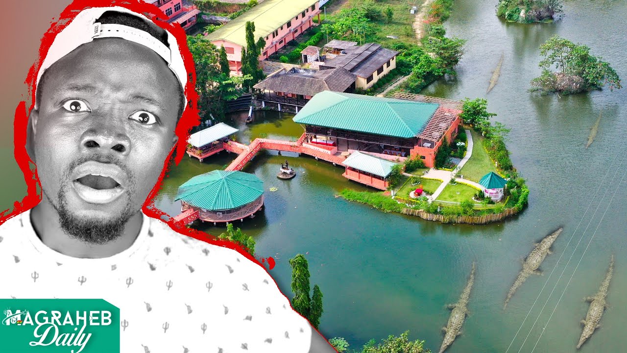 Magraheb vs Crocodiles at Hans Cottage in Cape Coast
