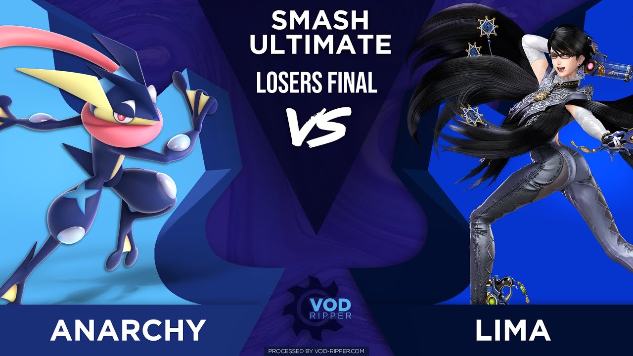 Anarchy (Greninja) vs Lima (Bayonetta) - Losers Final - Hidden Nest #44
