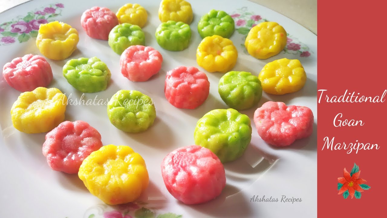 МАРЦИПАН | ГОАНСКАЯ РОЖДЕСТВЕНСКАЯ СЛАДОСКА | @akshatasrecipes #рождество #гоан #марципан #рецепт...