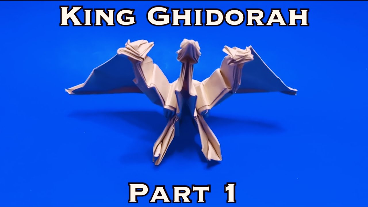 How to make origami King Ghidorah (Part 1)