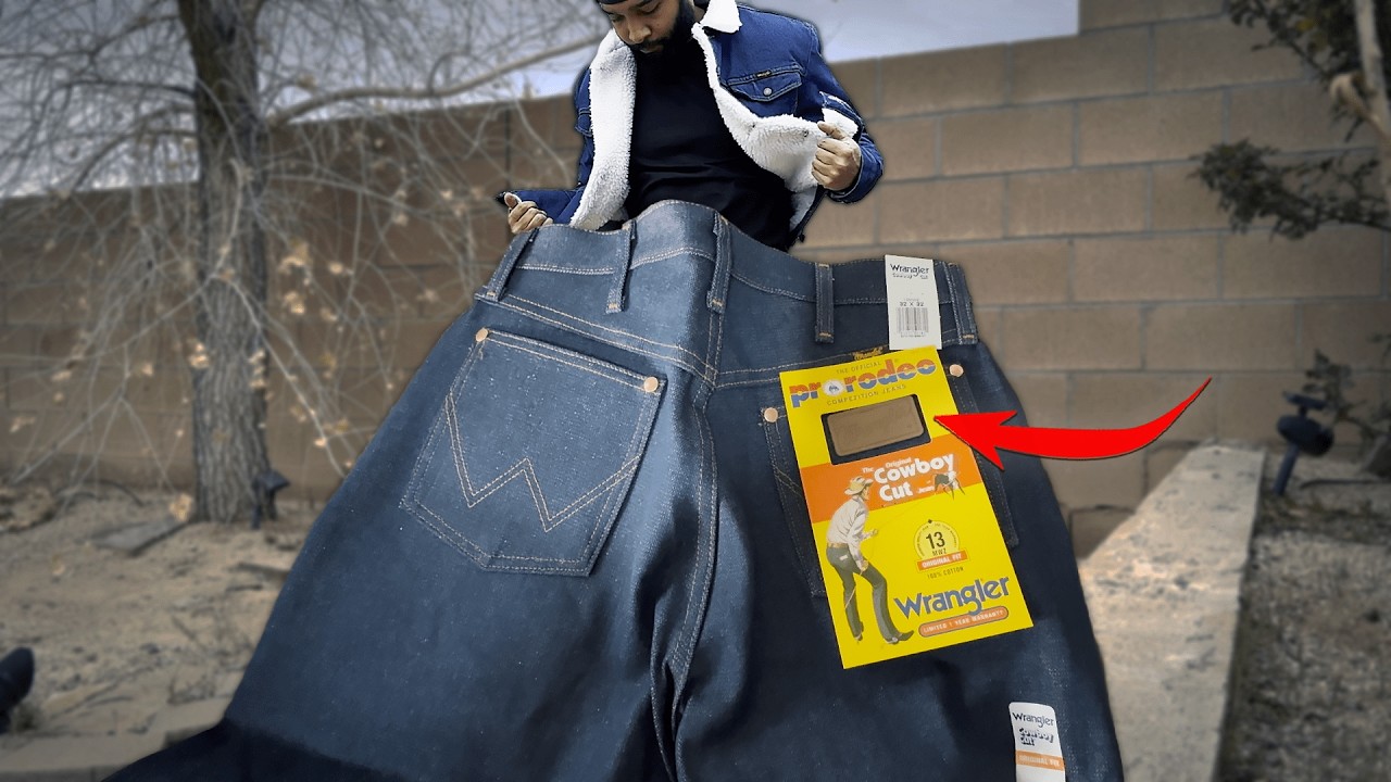 The BEST fitting jeans, AND they're affordable? — Wrangler 13MWZ raw denim