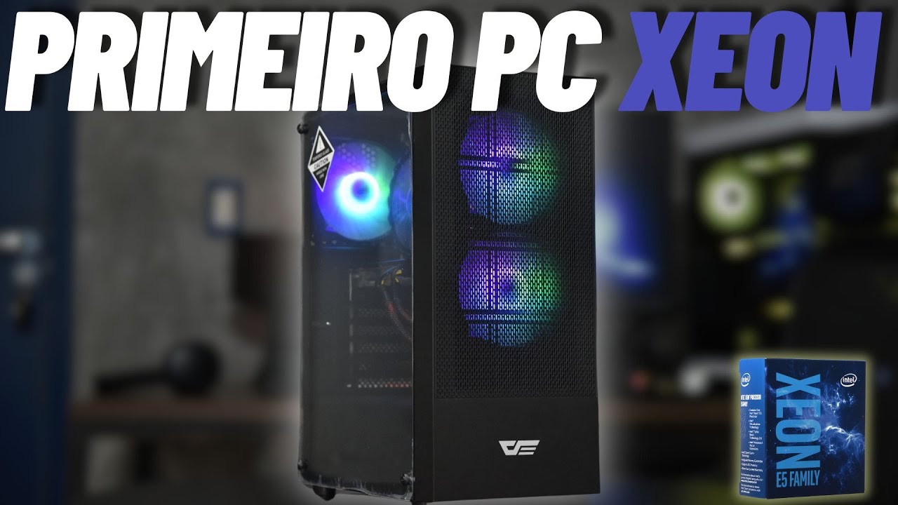 MONTANDO MEU PRIMEIRO KIT XEON - E5-2680 V4 + RX 580 + 32 GB RAM - TESTE WARZONE