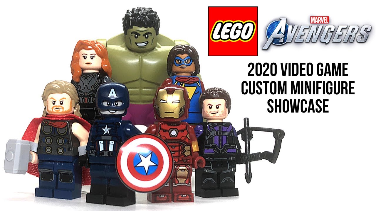 LEGO Avengers 2020 Video Game Custom Minifigure Showcase
