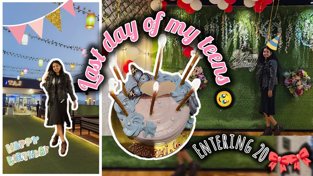 Teenage chapter closed 🥹🎀l 20 begins 🎀🫶 l Birthday vlog 🤌l #birthdaycelebration 