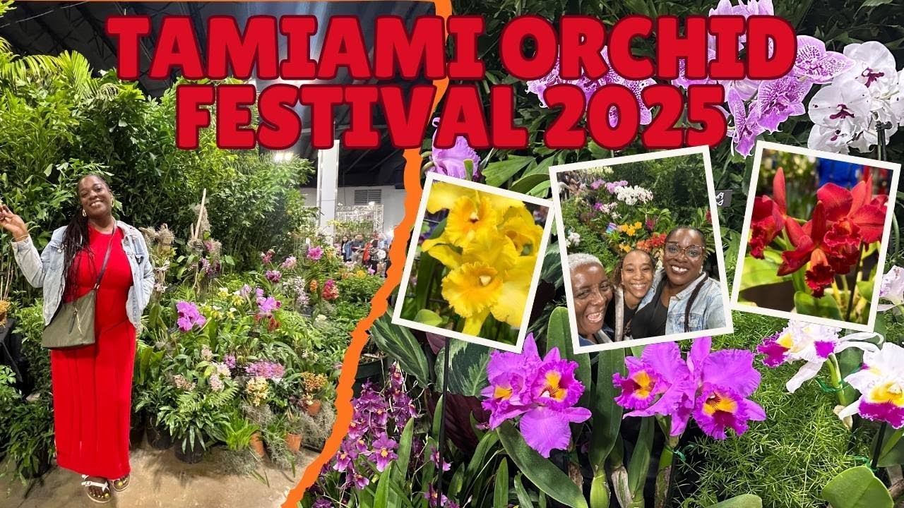 TAMIAMI ORCHID & PLANT FESTIVAL 2025! : gorgeous blooms and rare plants galore!!!
