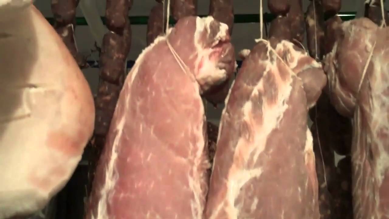 A look inside the curing cellar