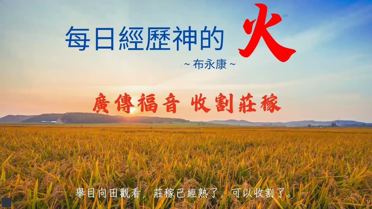 每日經歷神的火 03/19｜主題：神話語的爆炸力　為什麼有些話，一說出口就改變人的生命？