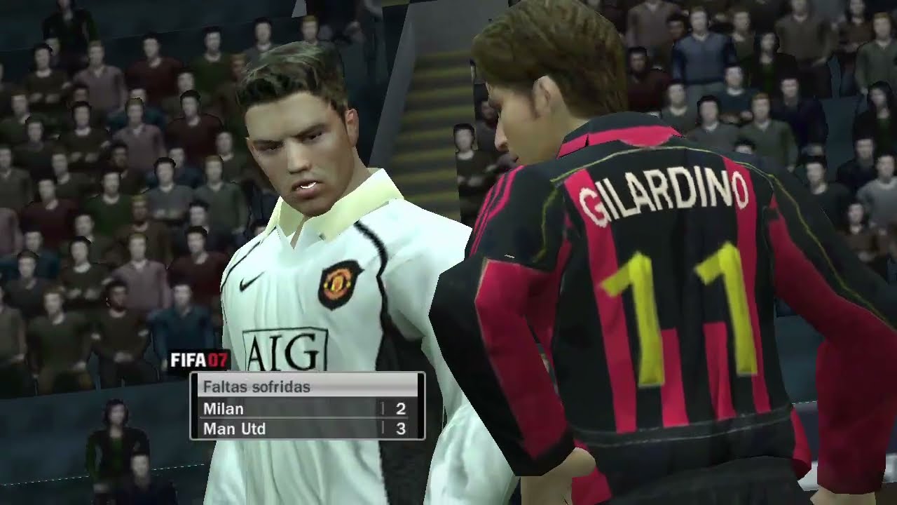 FIFA 07 Milan vs Man United