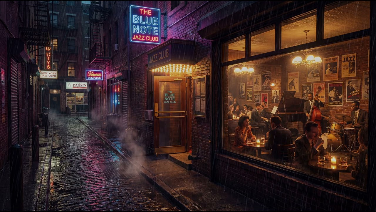 Late Night Jazz Lounge | Retro Jazz Ambience for Study, Relaxation & Focus