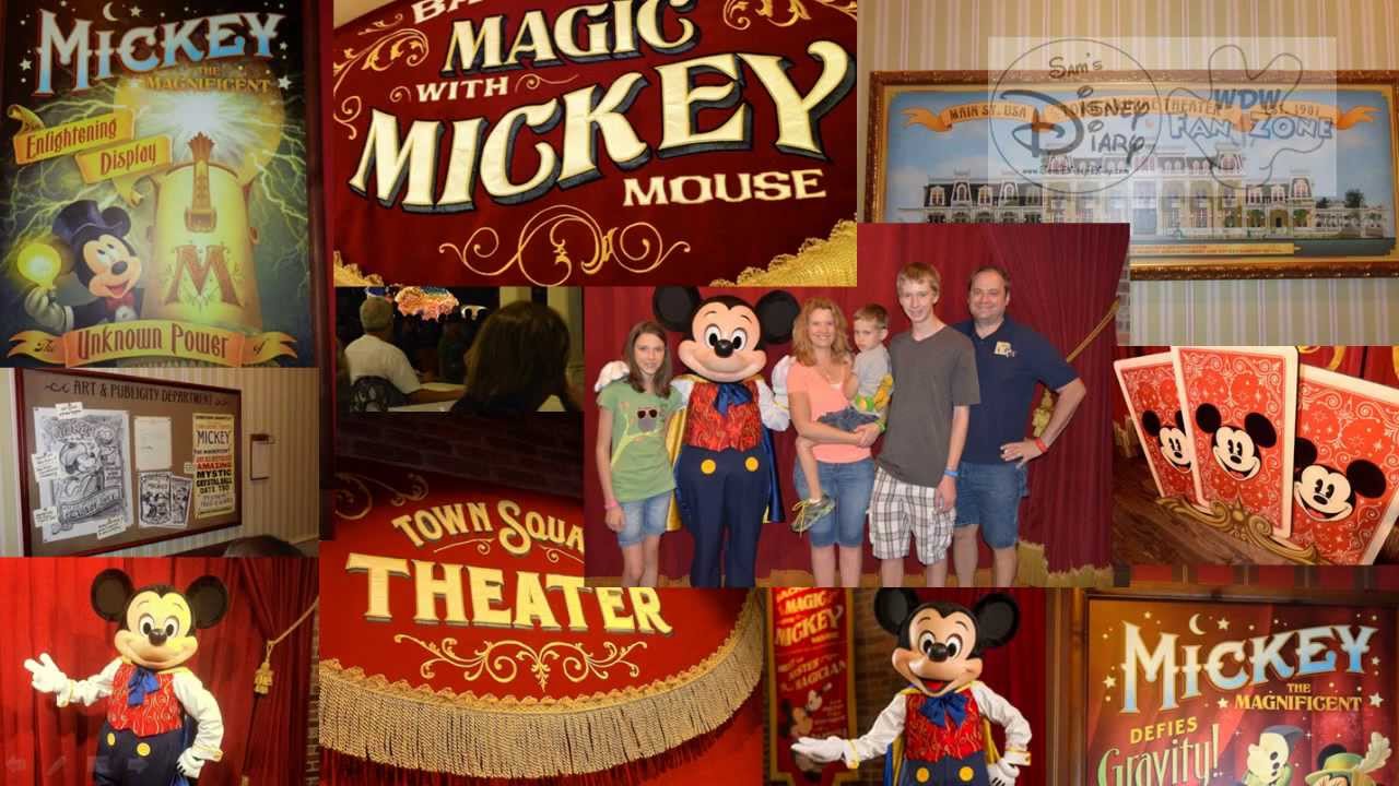 Sams Disney Diary: The Disney Nerd: Episode #7: Talking Mickey Town Square Theater, Everyday!