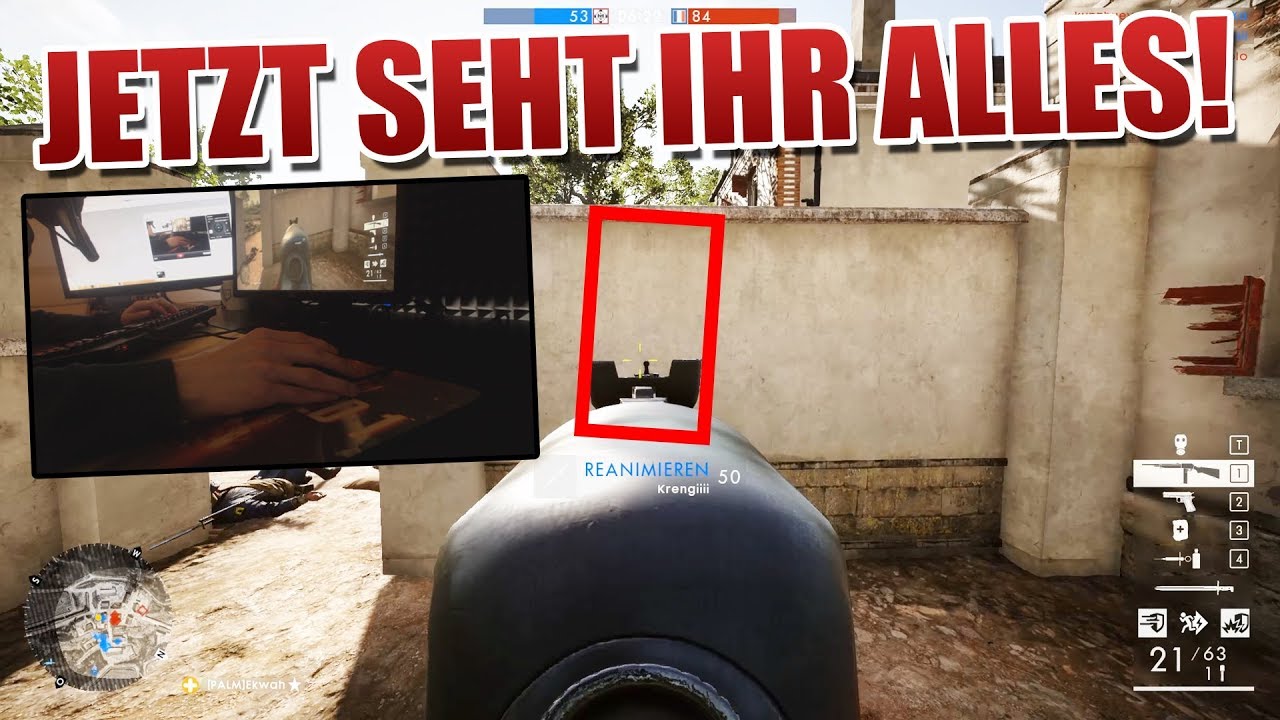 Battlefield 1 mit Kamera