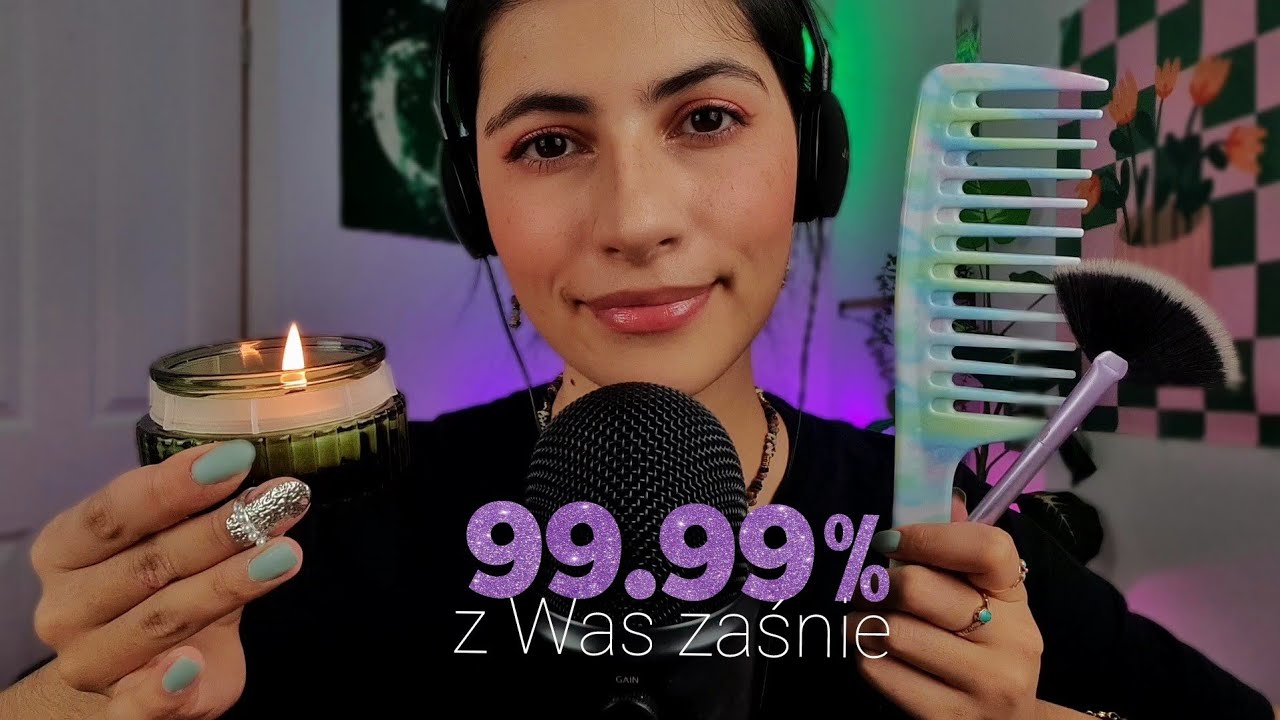 ASMR po polsku NA BEZSENNOŚĆ sen gwarantowany ✨