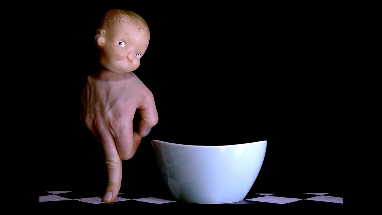 BABY PUPPET TAKES A BATH - scene from Epidermis Circus