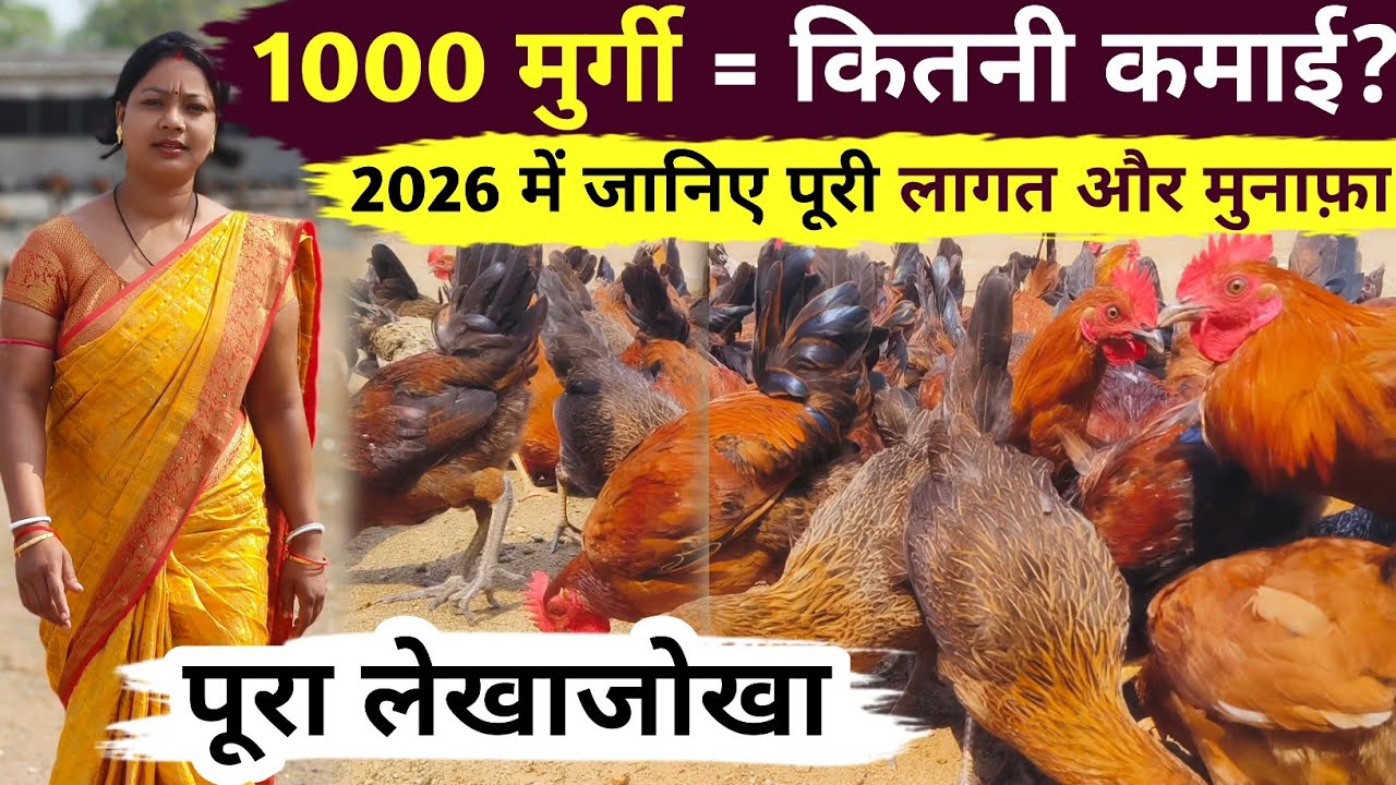 2026 में Sonali Desi Murgi Palan से लाखों कमाएं | 1000 मुर्गी लागत और मुनाफ़ा पूरी जानकारी