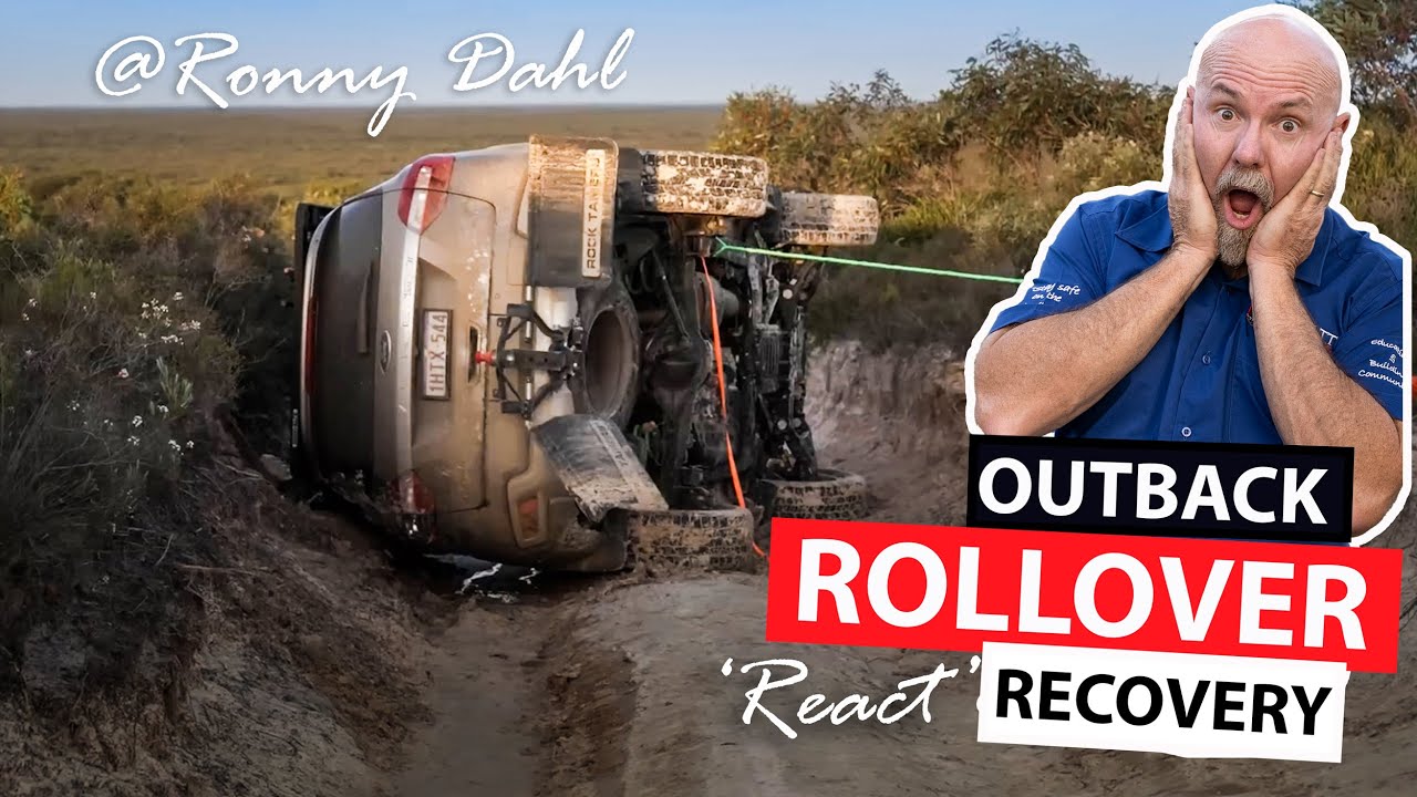 'REACTS' Ronny Dahl's 4x4 Roll Over Recovery in Outback Australia!