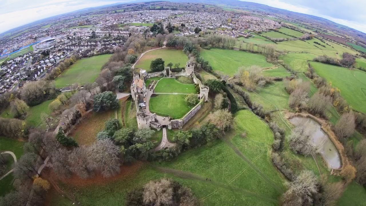 The Severn Bridge & Caldicot Castle DRONE 26-11-2017