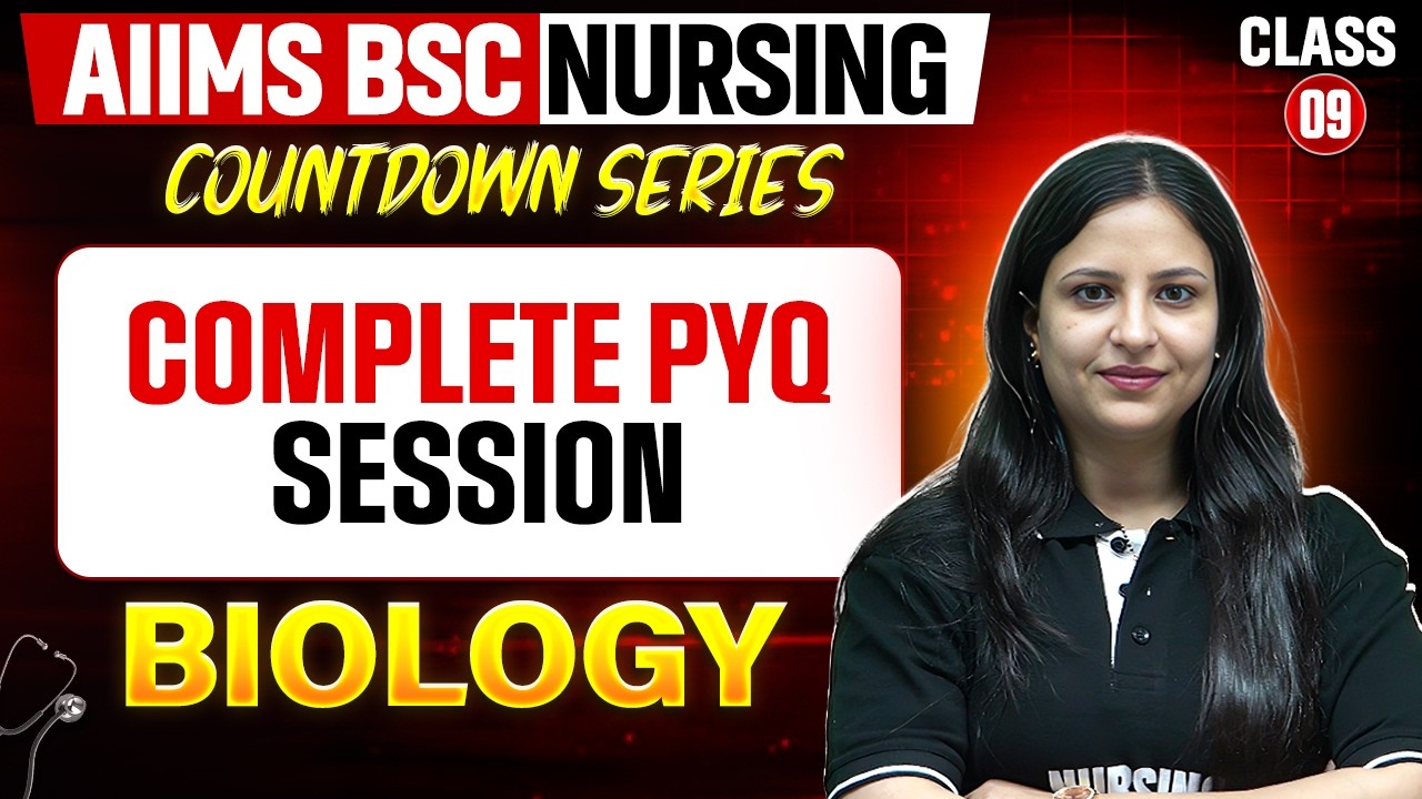 AIIMS Bsc Nursing previous year question paper Biology | Expected Questions | Class 9 Garima ma'am