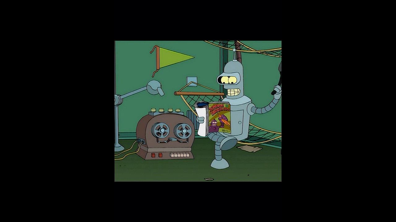 Bender joined the gang.#futurama #cartoon #animation #fyp