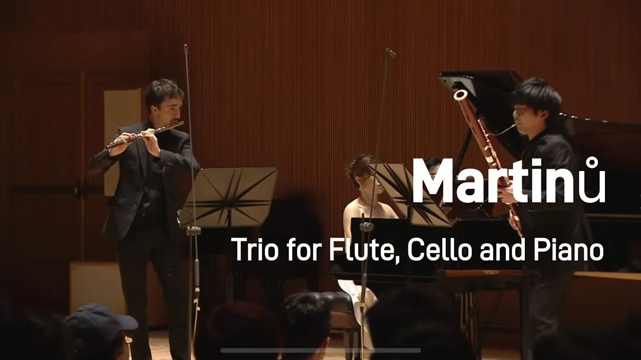 SSO in Chamber: Bohuslav Martinů - Trio for Flute, Cello and Piano, H300