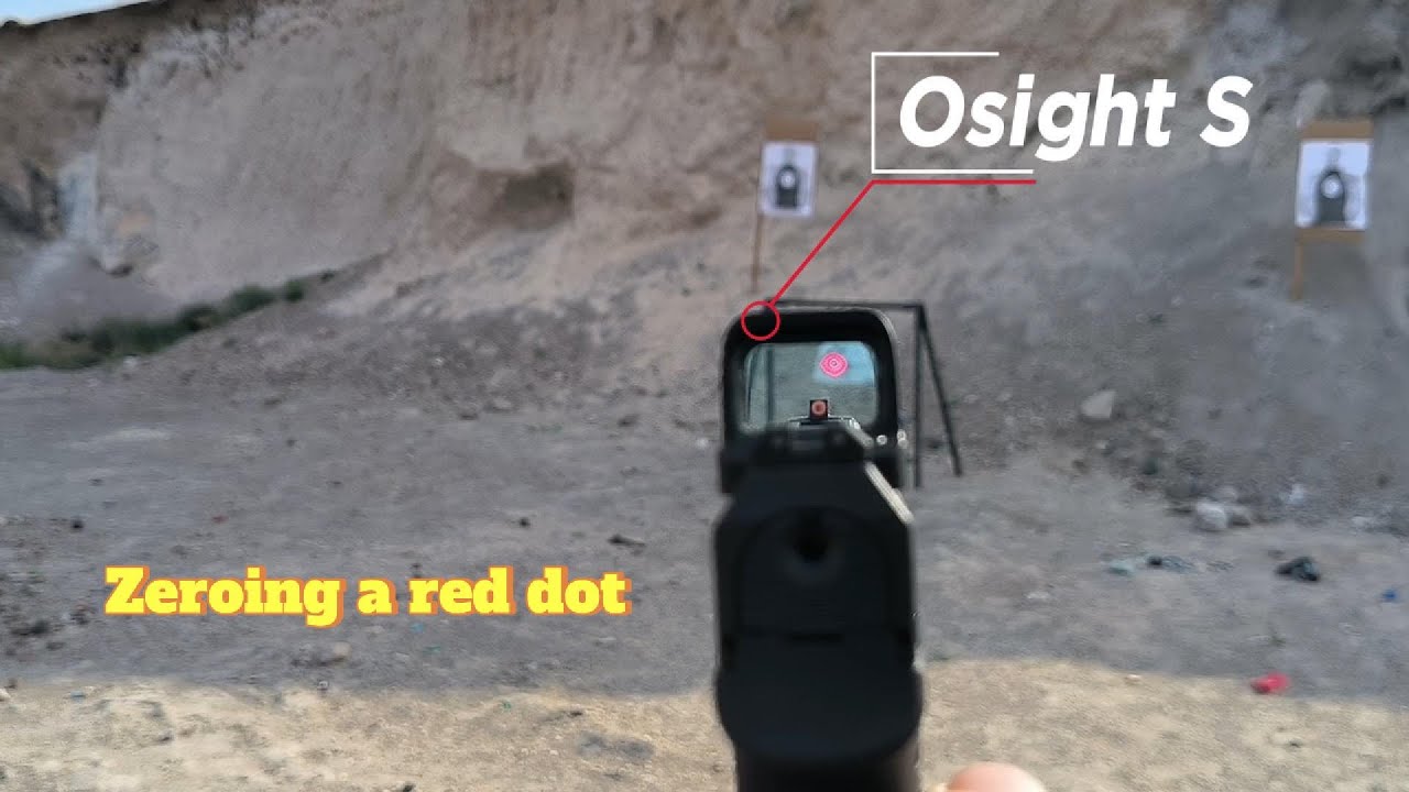 Osight S Red Dot Sıfırlama | 2 MOA Dot & 32 MOA Circle ile %100 İsabet!