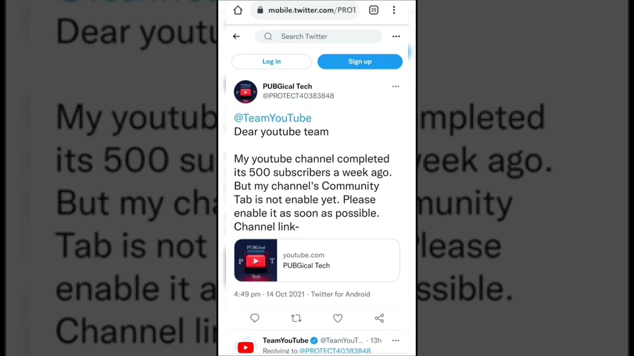 How to enable community tab after 500 Subscriber | #shorts |