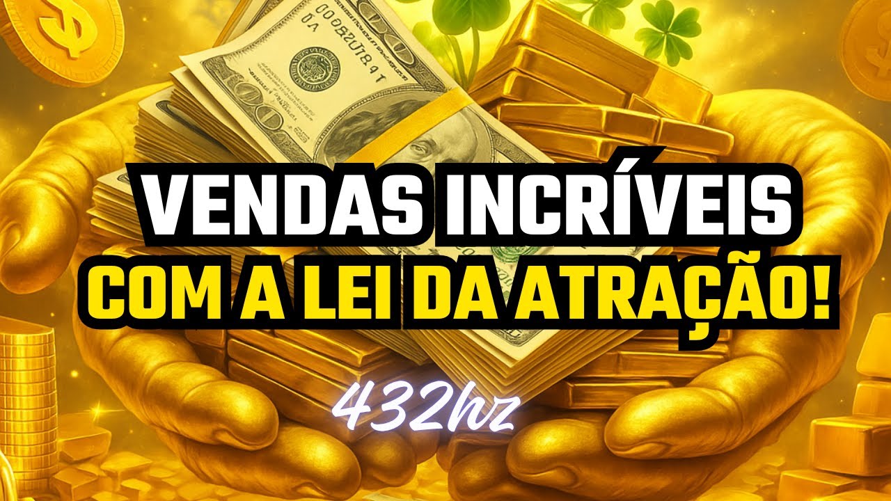 OS CLIENTES FLUIRÃO SEM PARAR EM 3 MINUTOS | Atraia uma grande quantia de dinheiro | 432 Hz