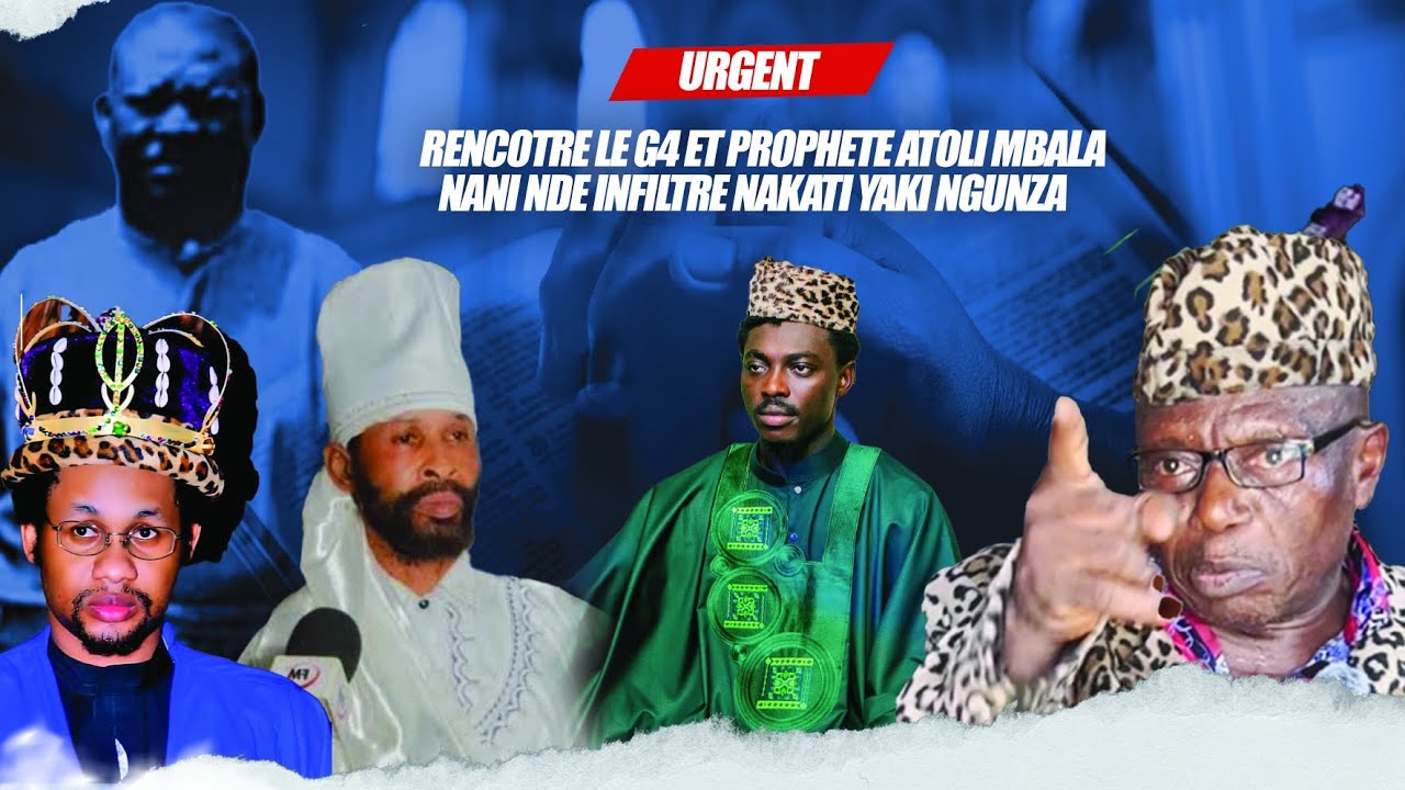 Urgent 🚨 urgent 🚨prophète Atoli rencontre le G4 et dénonce les mauvais actes du président Mangelesi.