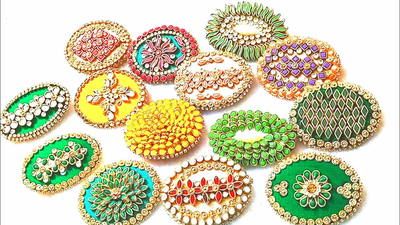 Saree Pins Making Video || How to make Saree pin using fabric/cloth || New Ideas Big Pins Making....