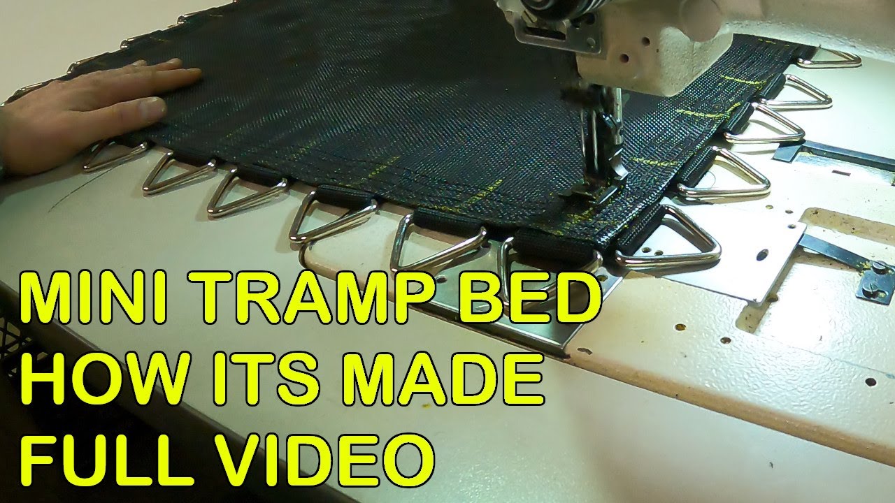 Making a Trampoline Bed - Satisfying Sewing ASMR